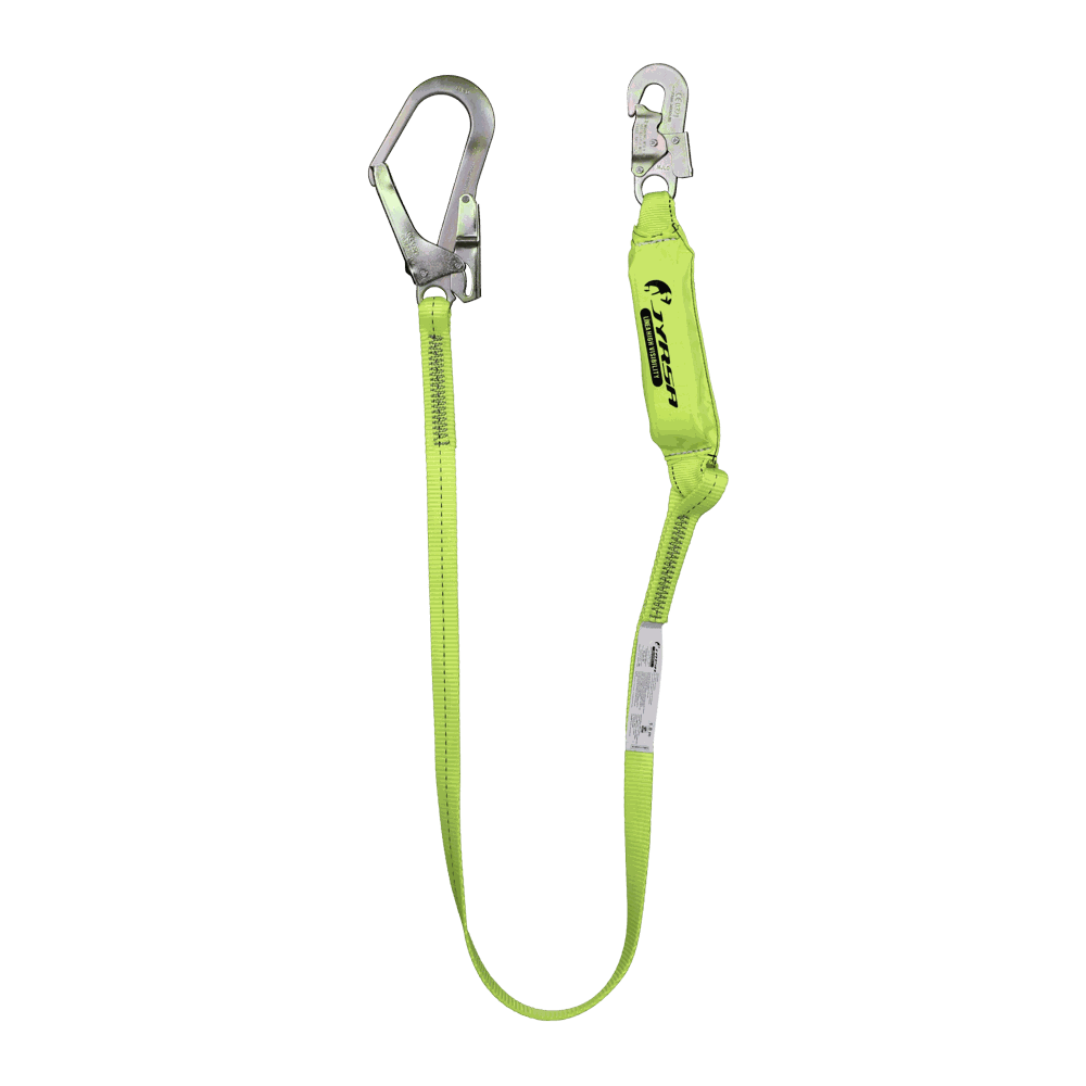 Amortiguador con banda y gancho grande.
Shock absorber with webbing and large hook.