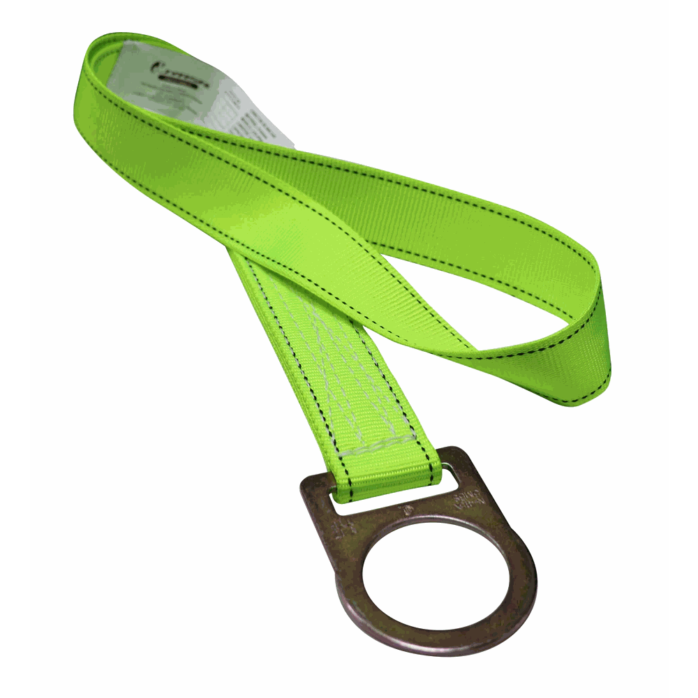 DISPOSITIVO DE ANCLAJE DE BANDA LÍNEA CON UN ANILLO.LINE WEBBING ANCHORAGE DEVICE WITH ONE RING.