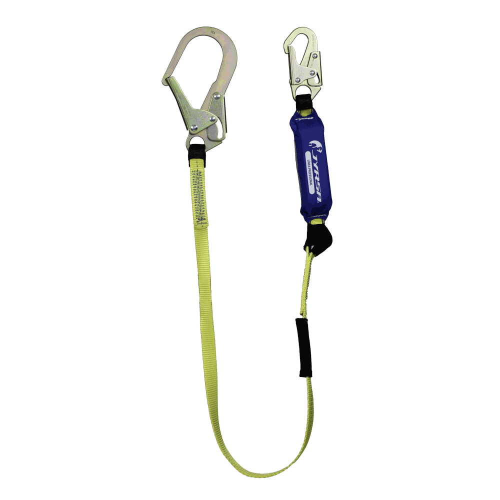 Amortiguador de banda de poliéster con gancho grande.
Polyester strap shock absorber with large hook.