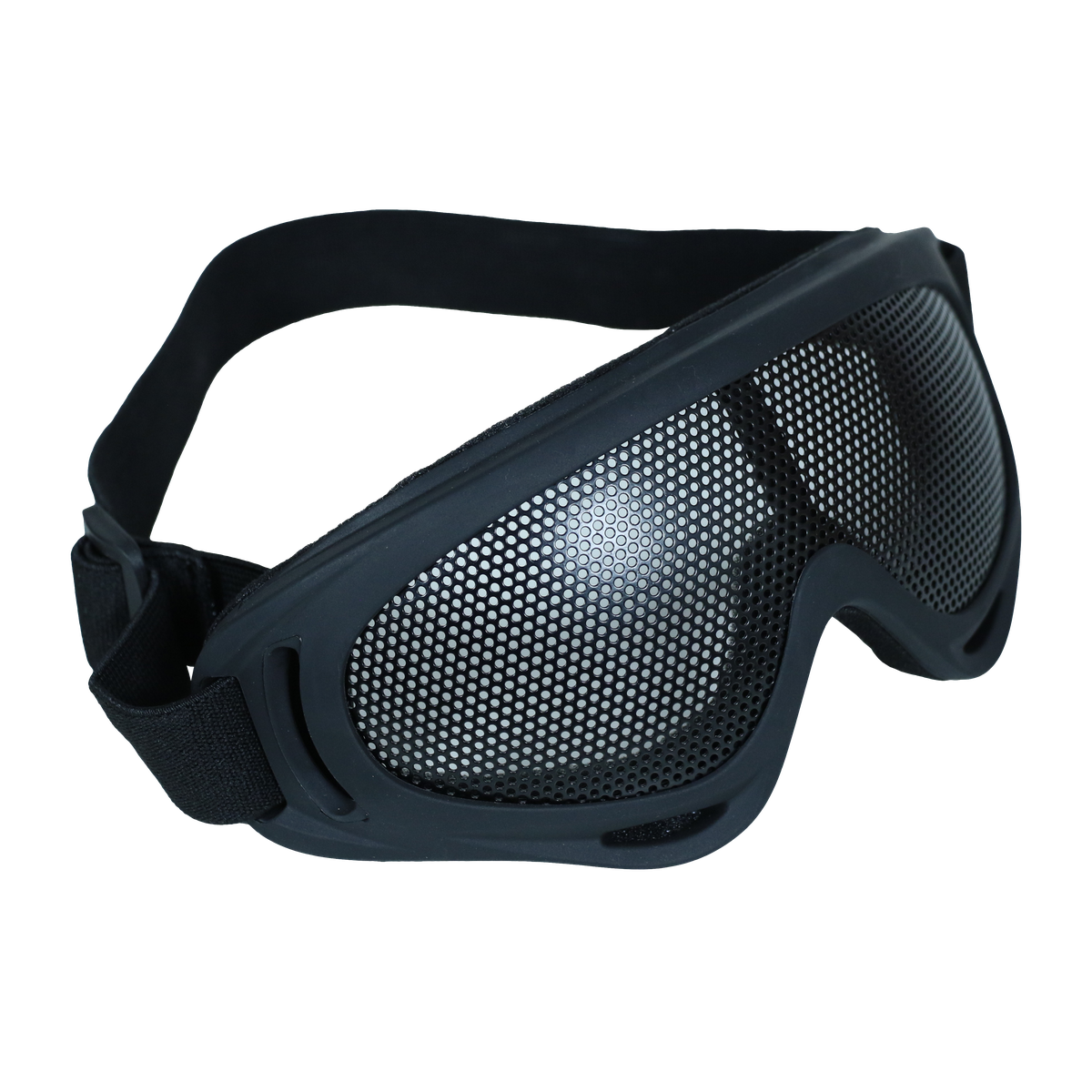 Goggle de malla de acero
Steel mesh goggle.