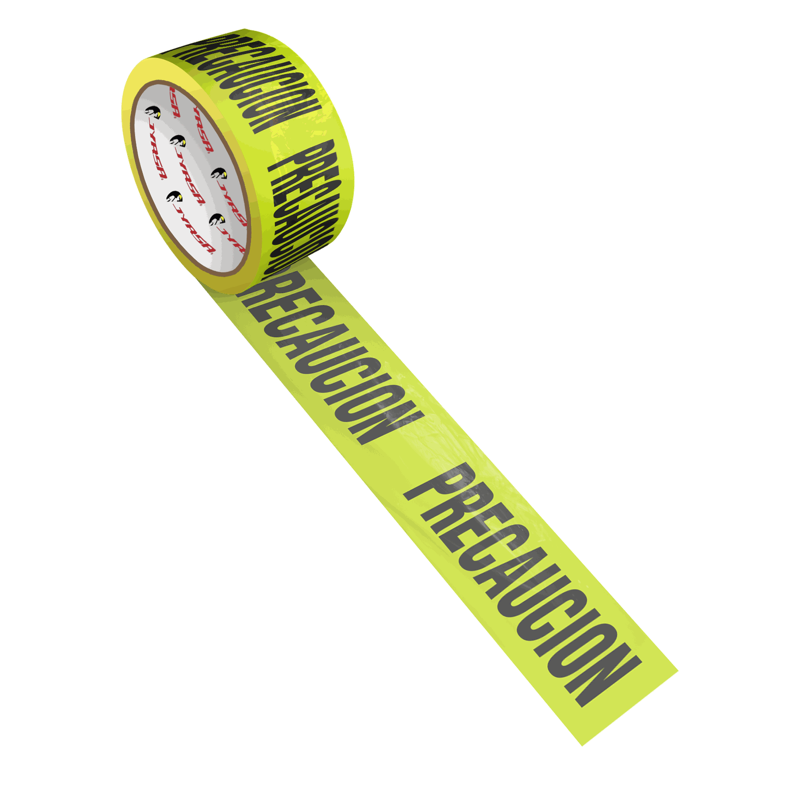 CINTA AMARILLA LEYENDA “PRECAUCIÓN”.
YELLOW TAPE WITH THE WORD “PRECAUCION”.