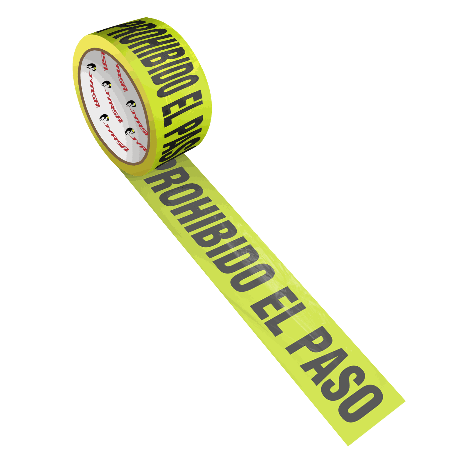 CINTA AMARILLA LEYENDA “PROHIBIDO EL PASO”.
YELLOW TAPE WITH THE WORD “PROHIBIDO EL PASO”.