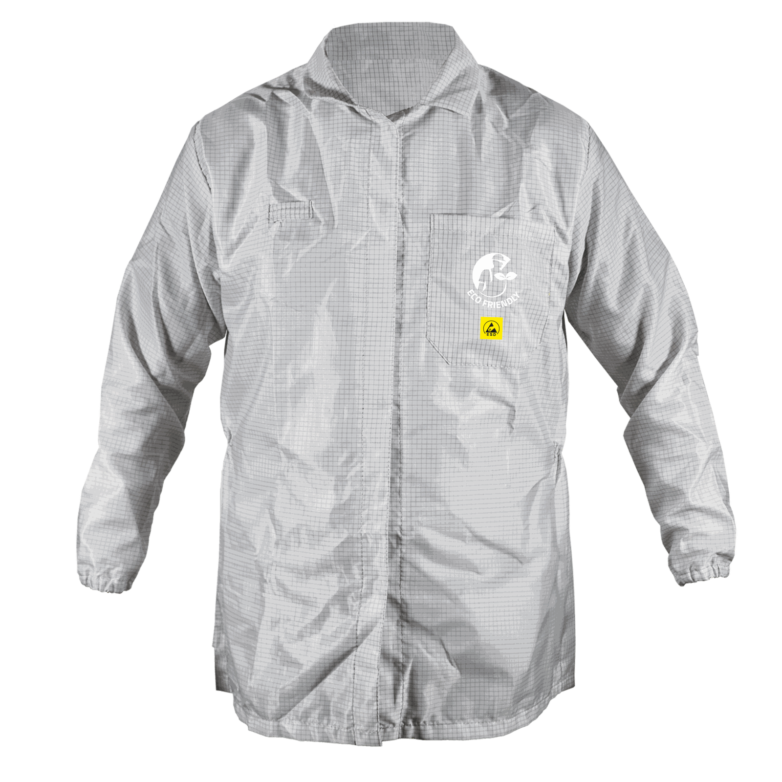 BATA ANTIESTÁTICA (ESD).
ANTISTATIC COAT (ESD).