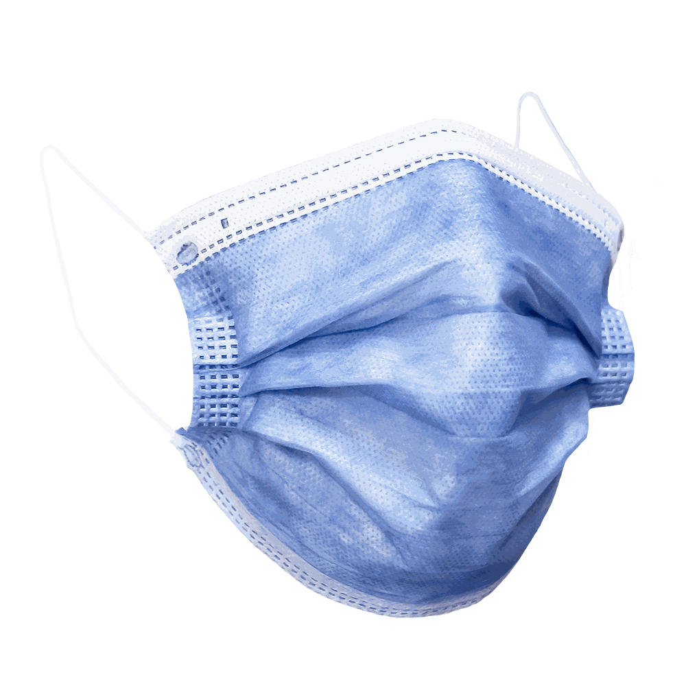 CUBREBOCAS PLISADO DE 3 CAPAS CON CLIP DE AJUSTE NASAL.
ECOFRIENDLY DISPOSABLE 3-LAYER FACE MASK.