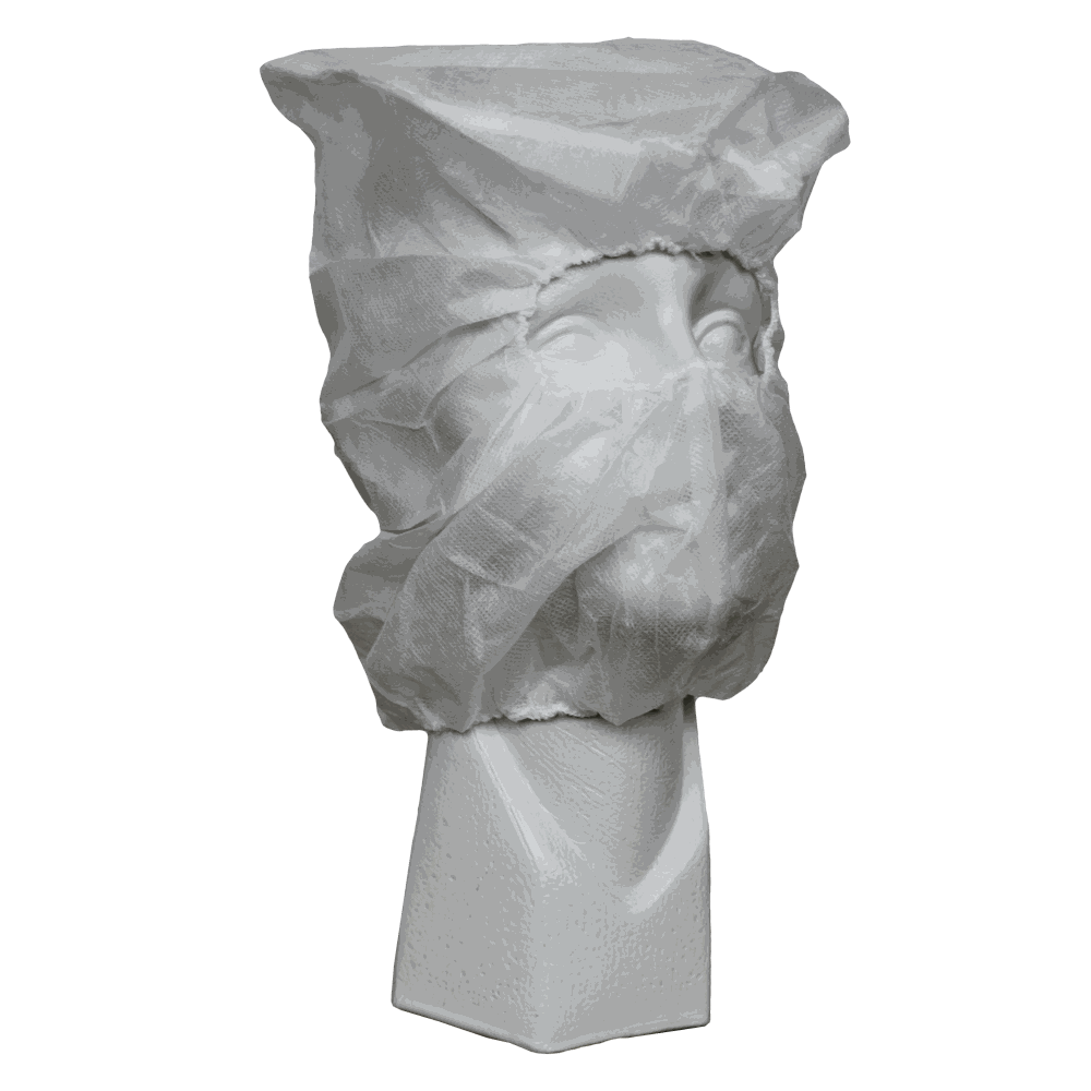 GORRO ESCAFANDRA CON ELÁSTICO EN EL CUELLO.
ECOFRIENDLY DISPOSABLE BALACLAVA WITH ELASTIC AT THE NECK.